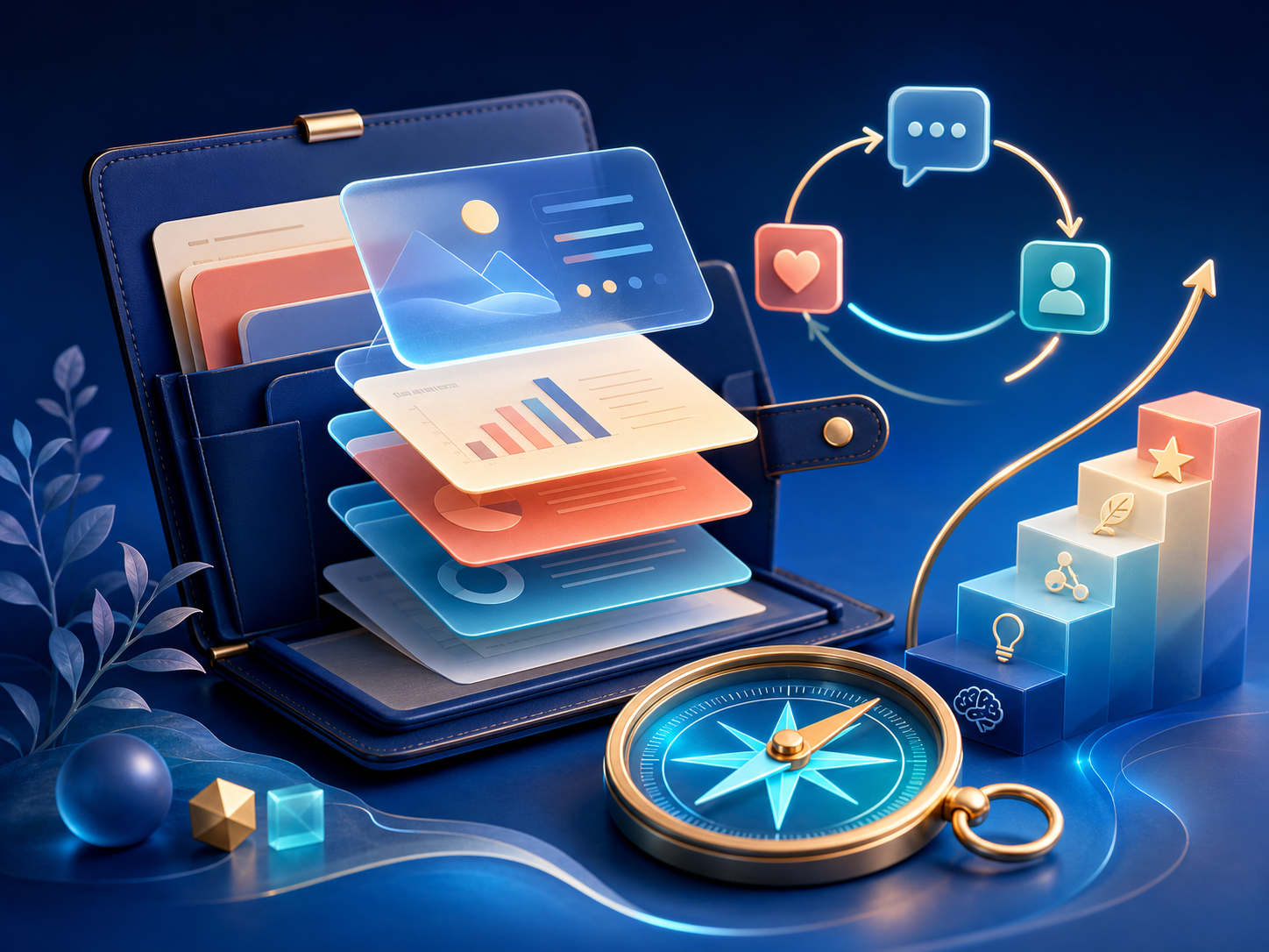 Portafolio de evidencias organizado con datos, imágenes y decisiones pedagógicas